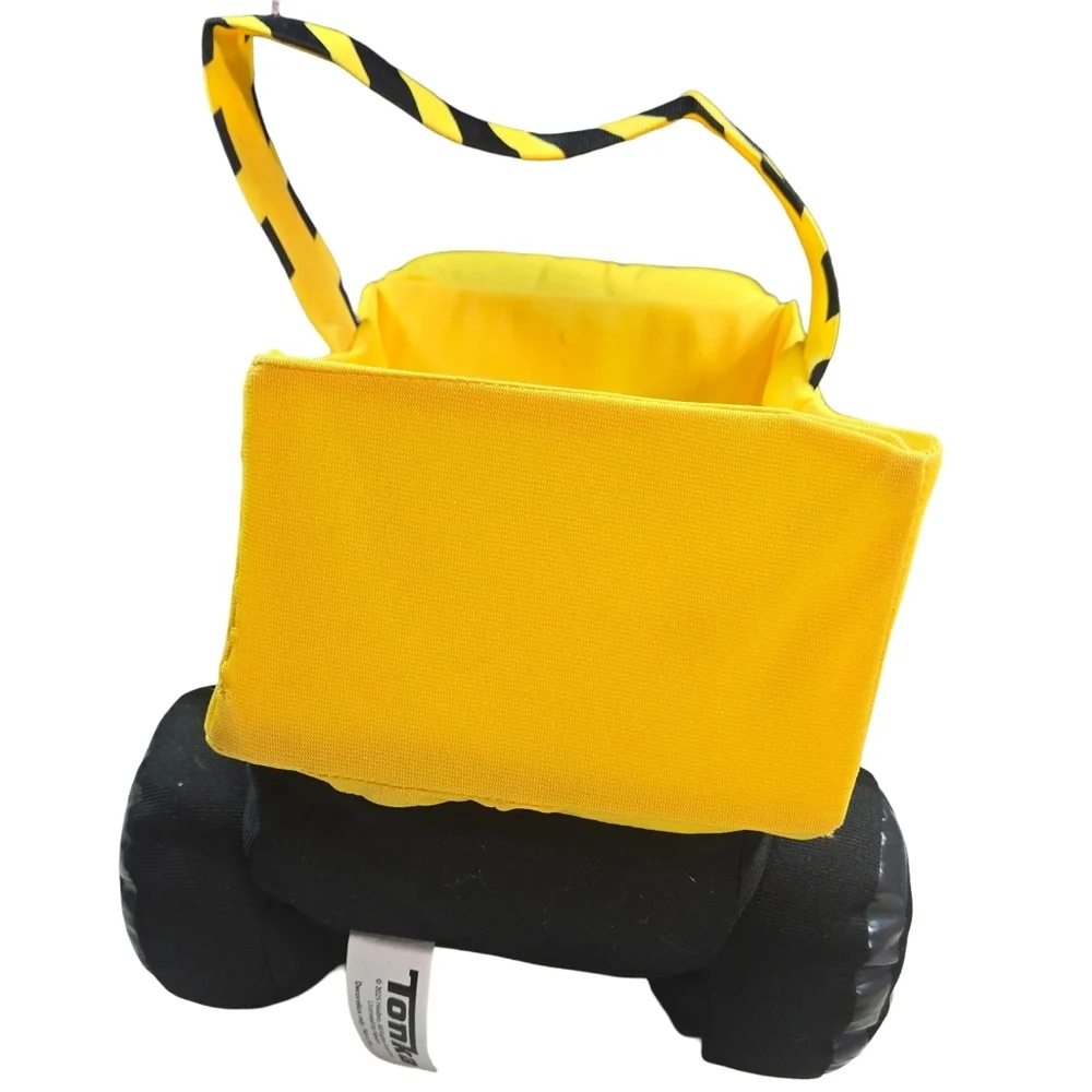 Tonka Yellow Plush Construction Vehicle Esster Basket